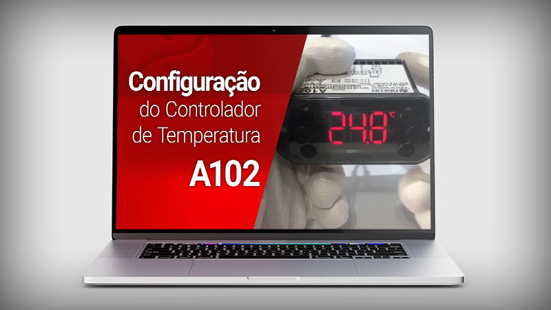 Configuração do controlador de temperatura Linha Black A102