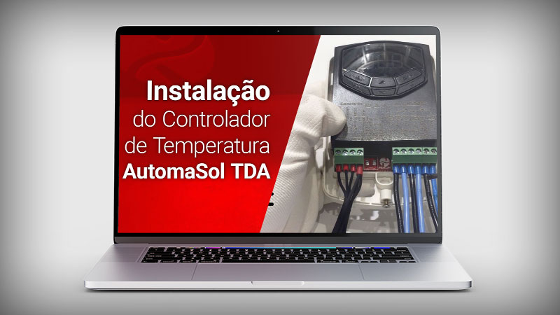 Como instalar o controlador AutomaSol TDA para Aquecimento Solar