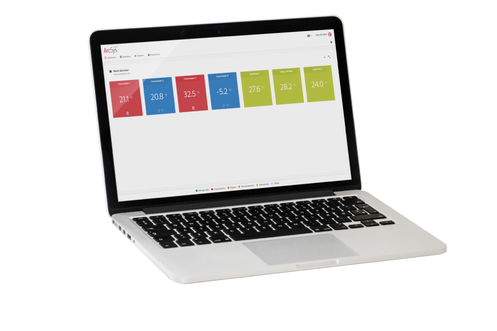 ArcSys Cloud - Plataforma na nuvem para monitoramento de temperatura online