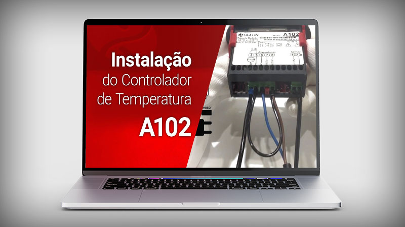 Instalação do controlador de temperatura Linha Black A102