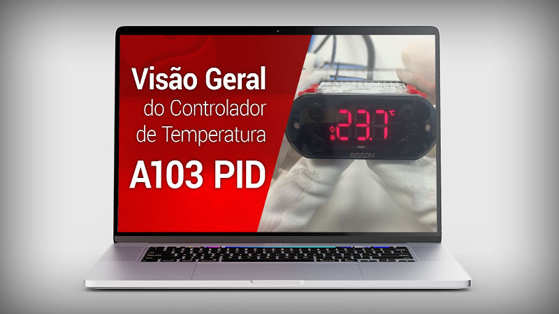 Visão geral do controlador de temperatura A103 PID para chocadeiras