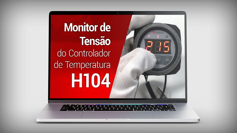 Monitor de tensão do controlador H104 para resfriadores de leite