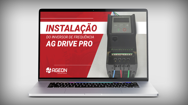 Como instalar o inversor de frequência AG Drive Pro da Ageon