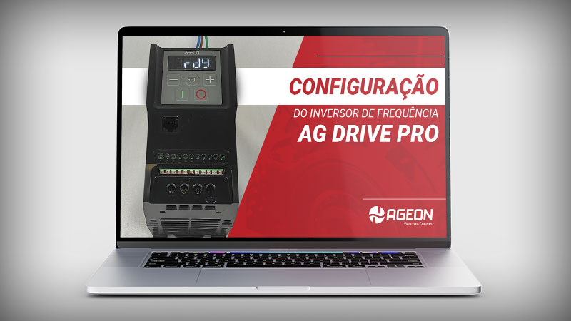 Como configurar o inversor de frequência AG Drive Pro da Ageon