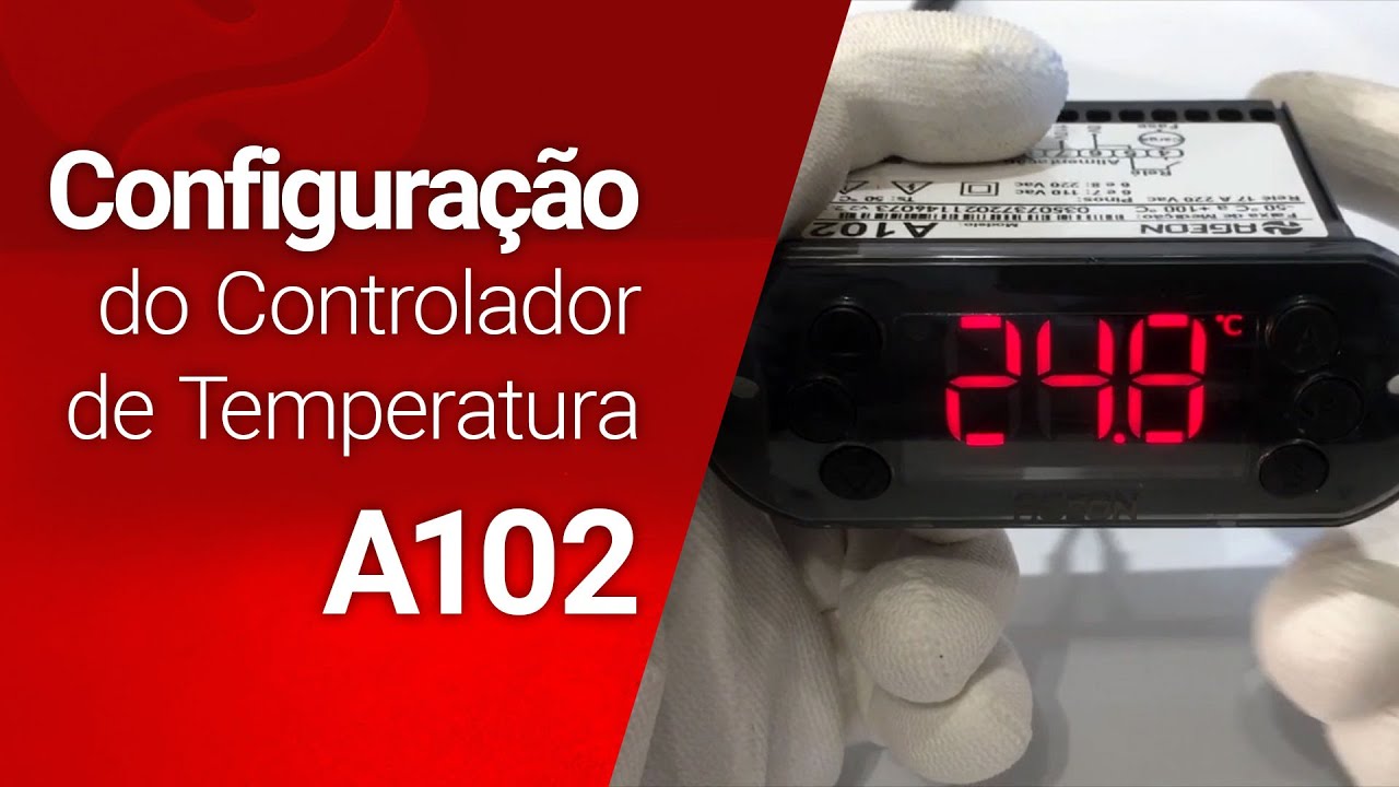 Configuração do controlador de temperatura Linha Black A102