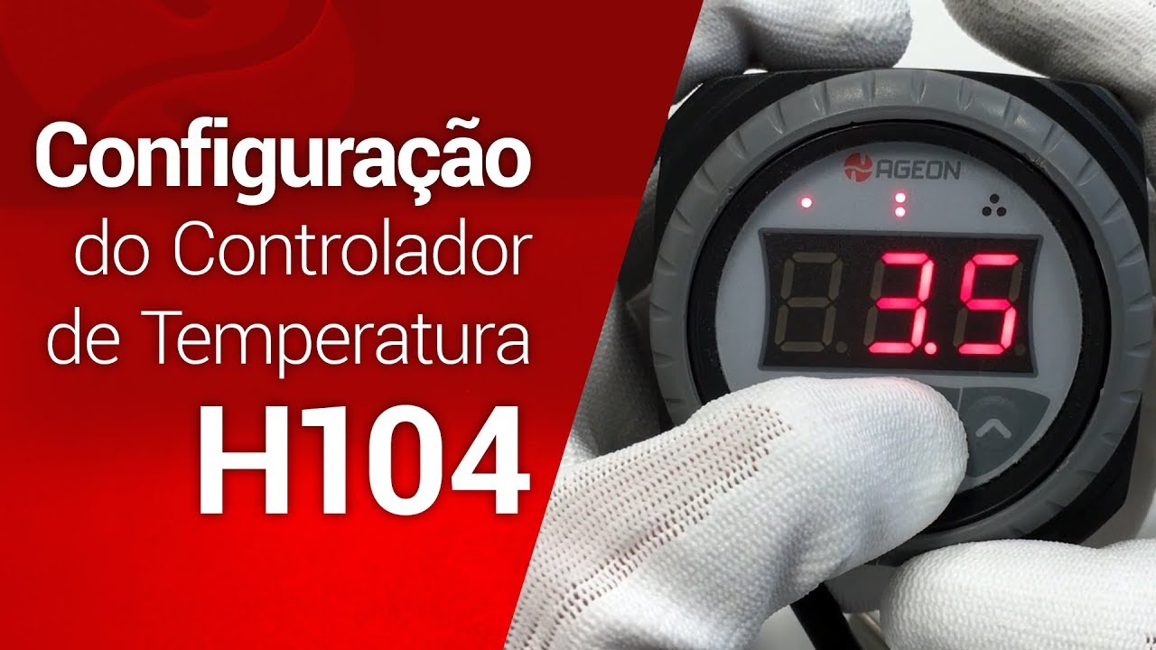 Como configurar o controlador de temperatura H104 para resfriadores de leite