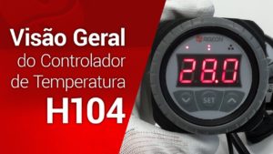 Visão geral do controlador de temperatura H104 para resfriadores de leite