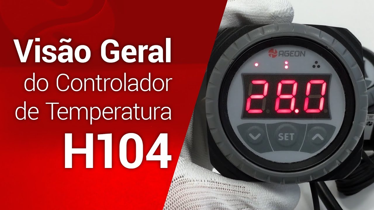 Visão geral do controlador de temperatura H104 para resfriadores de leite