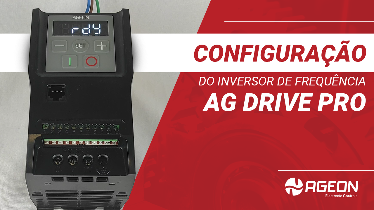 Como configurar o inversor de frequência AG Drive Pro